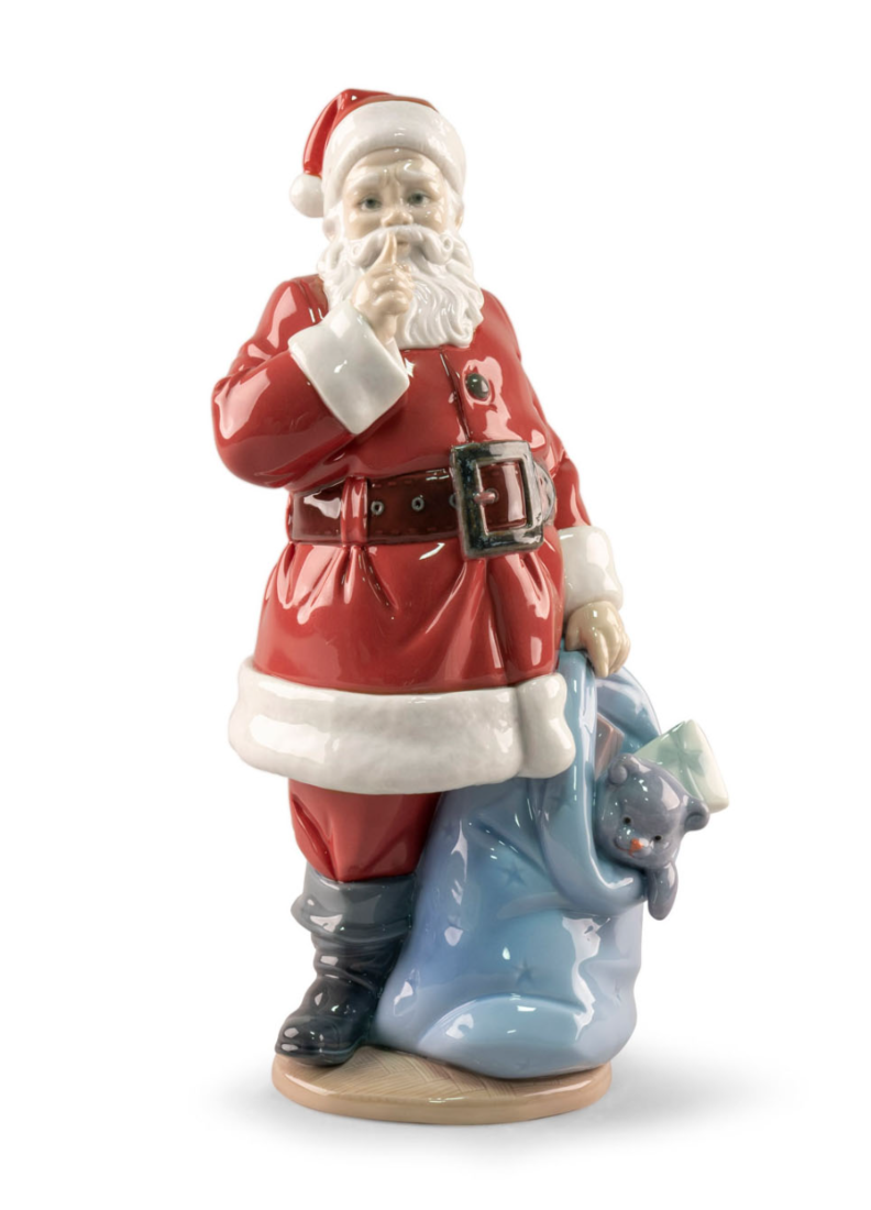 Figurina E' arrivato Babbo Natale in Lladró