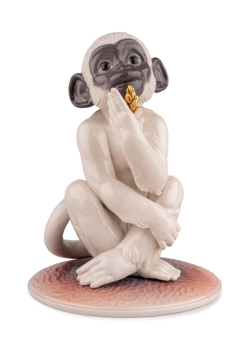 Little Monkey Figurine in Lladró