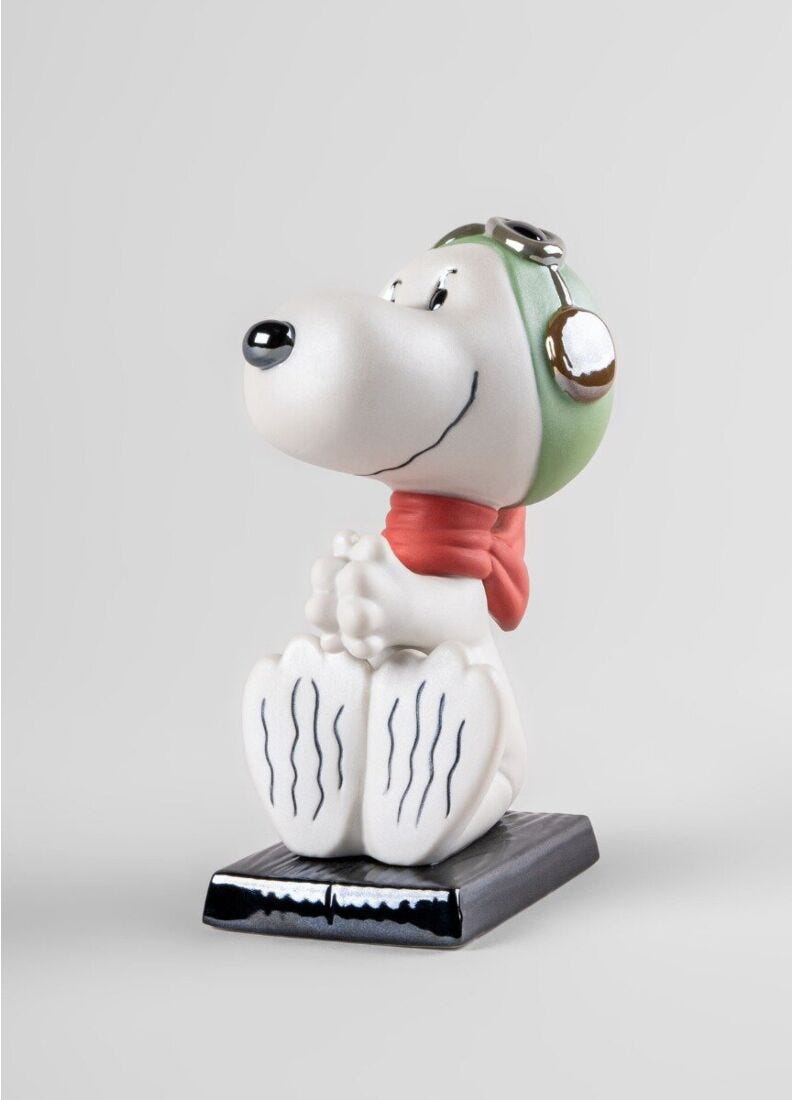 Snoopy™ Flying Ace Sculpture in Lladró