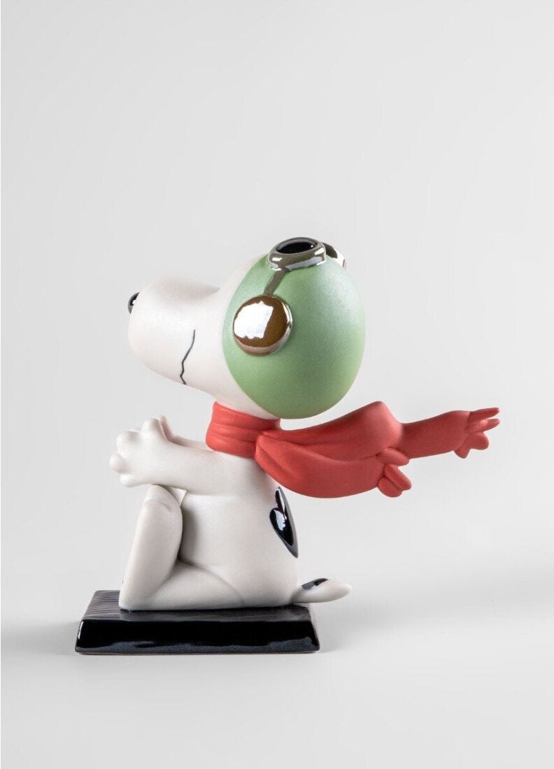 Escultura Snoopy™ Flying Ace en Lladró