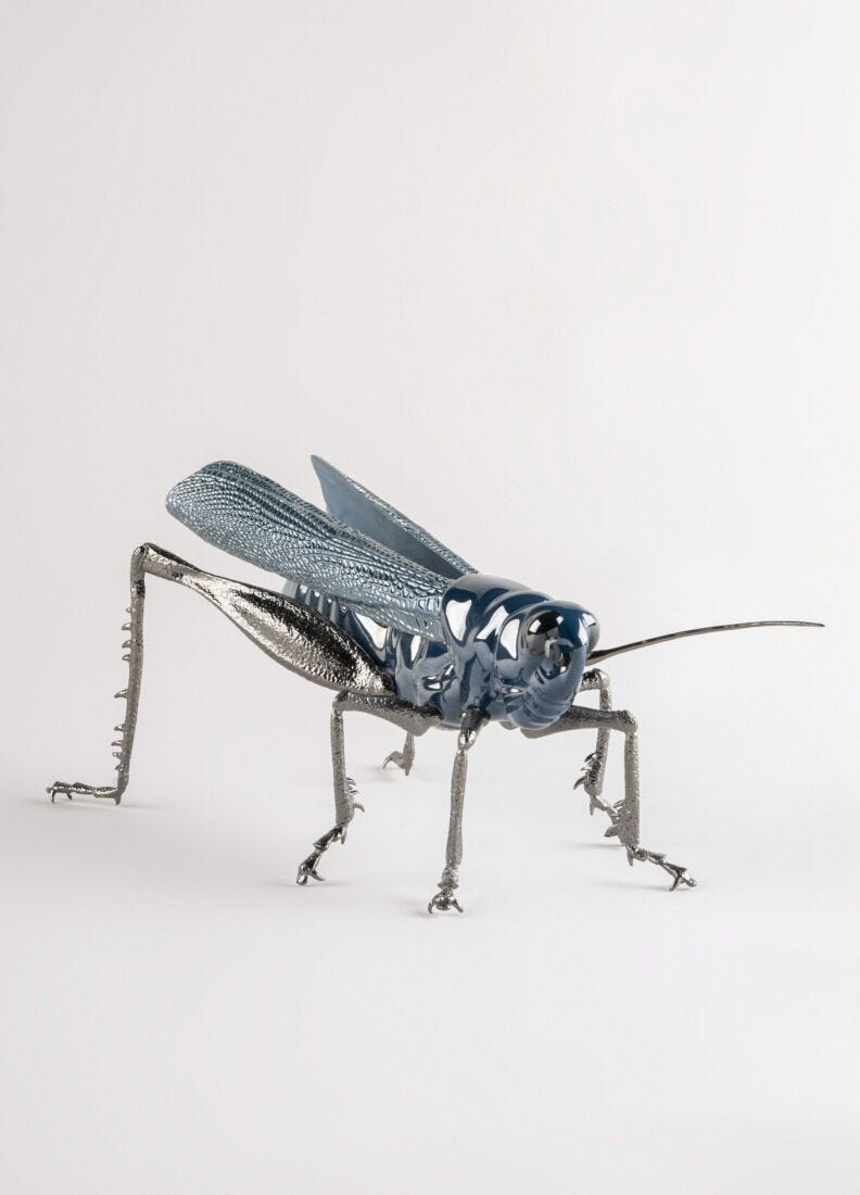 Grasshopper Figurine in Lladró