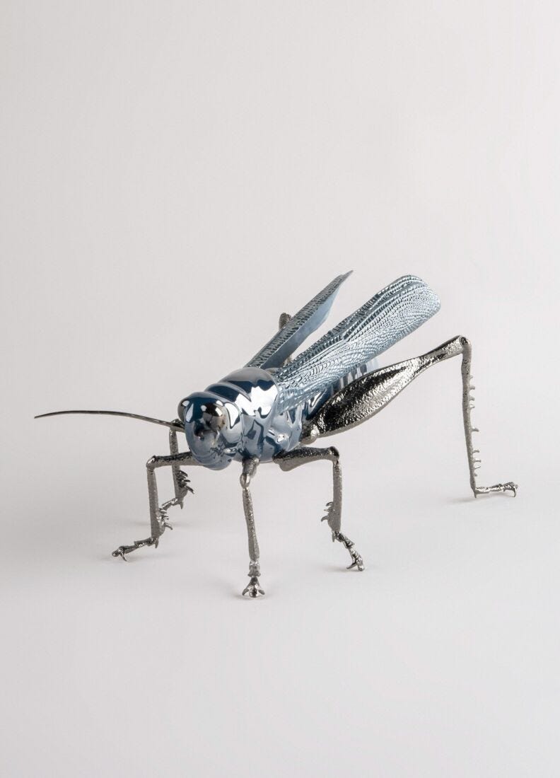 Grasshopper Figurine in Lladró