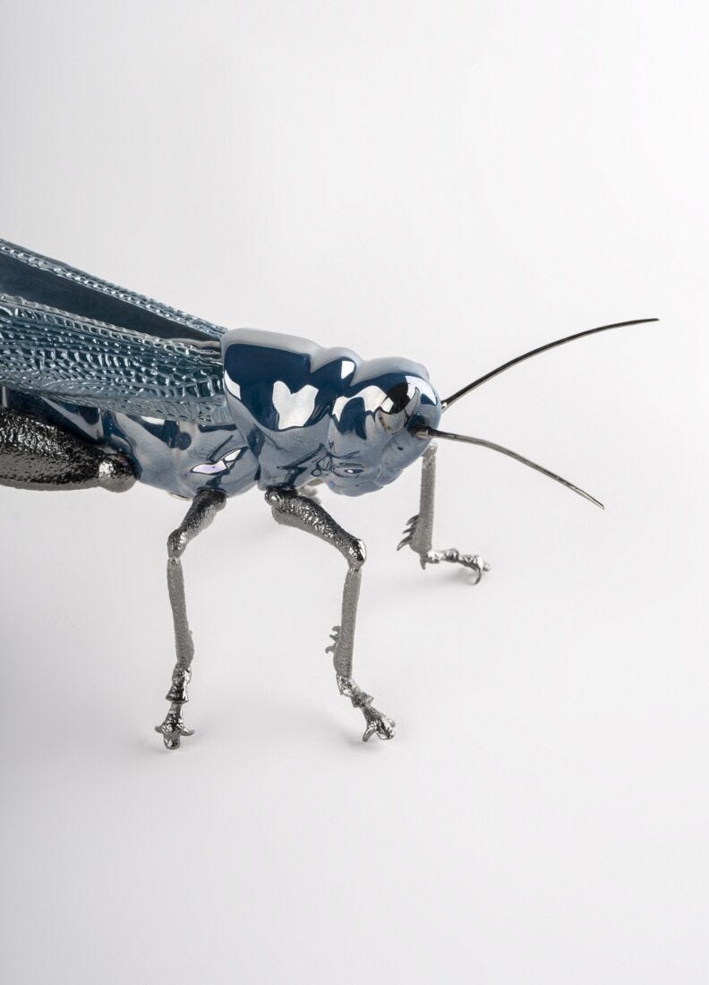 Grasshopper Figurine in Lladró