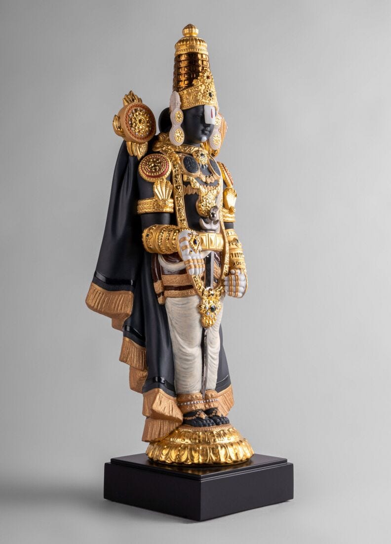 Lord Balaji Sculpture . Limited Edition in Lladró