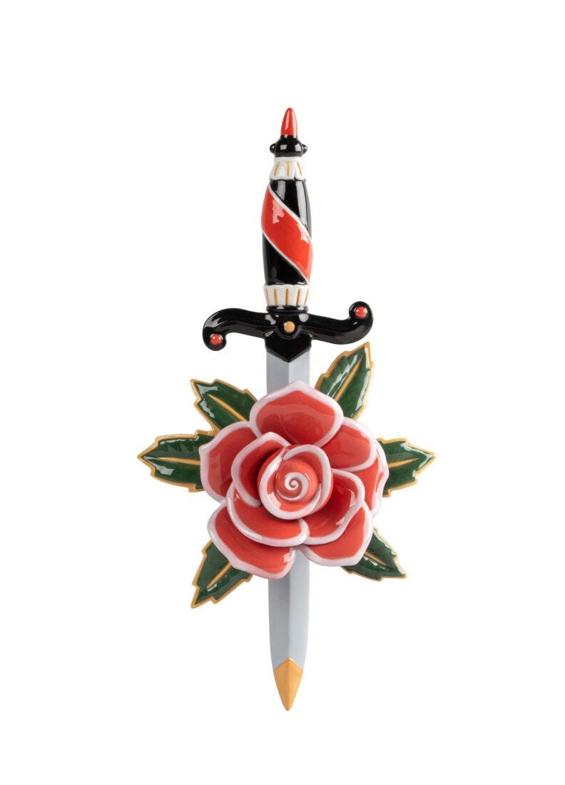 Dagger and Rose in Lladró