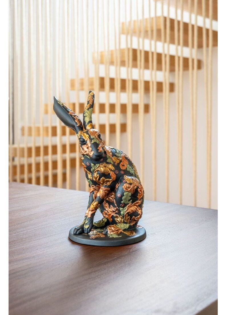 Forest Hare Sculpture. Limited Edition in Lladró