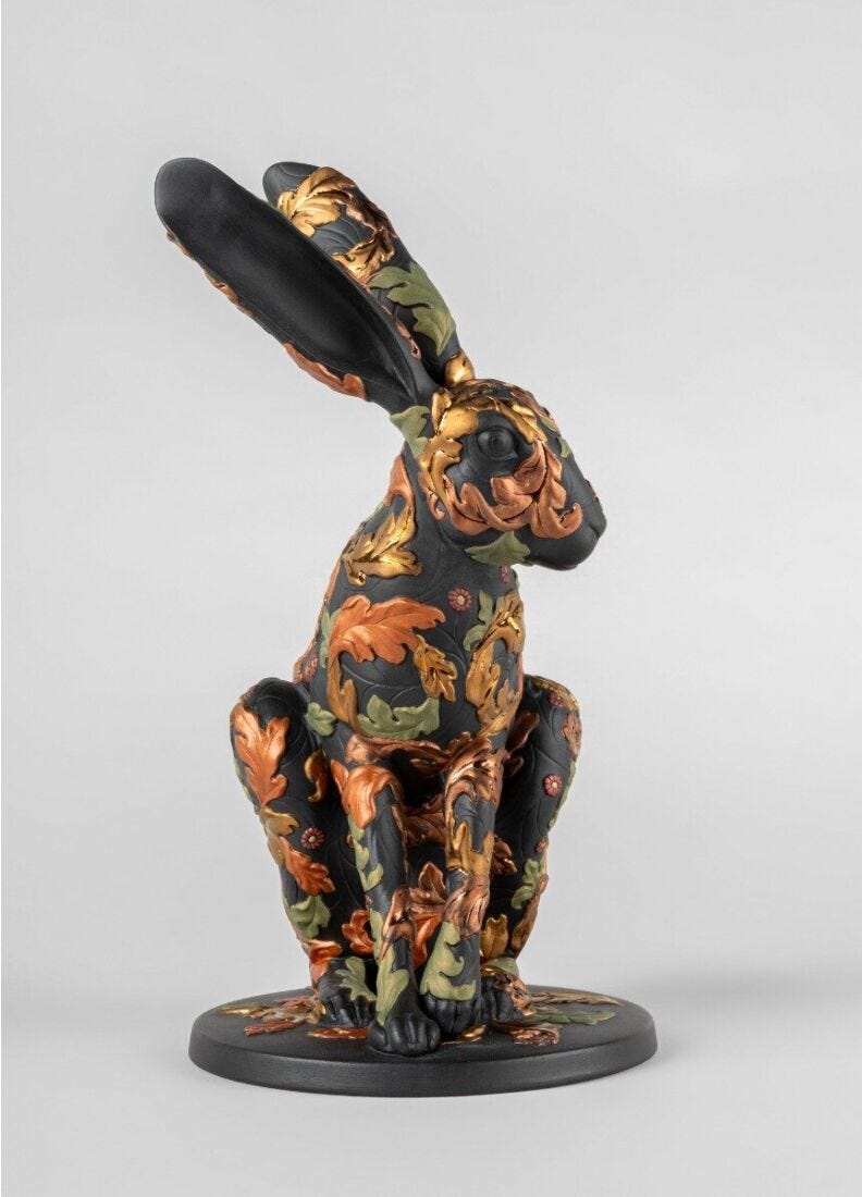 Forest Hare Sculpture. Limited Edition in Lladró