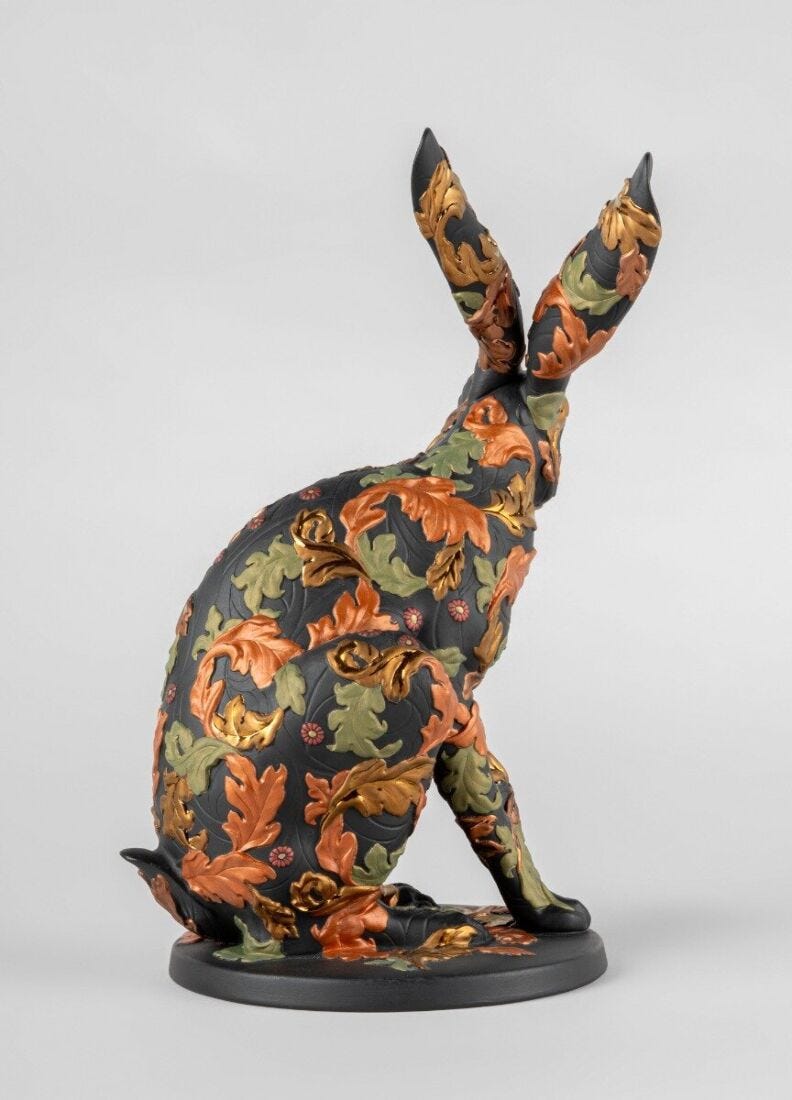 Forest Hare Sculpture. Limited Edition in Lladró