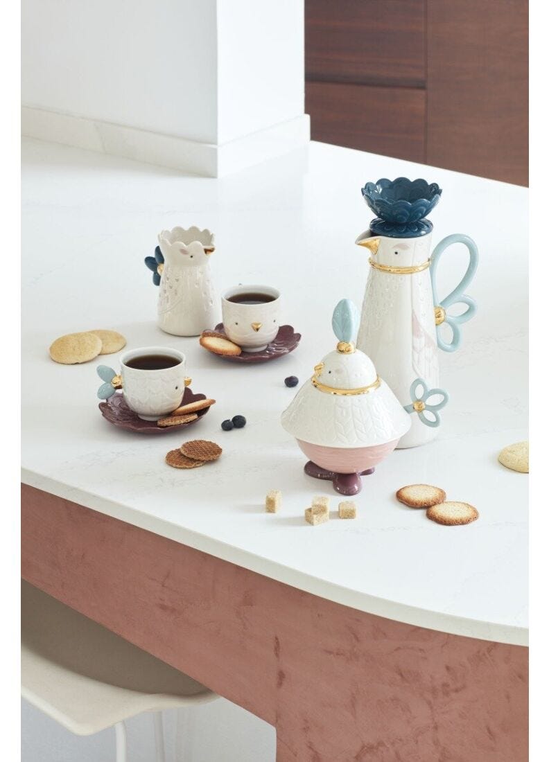 Lladro Coffee Pot Kawki