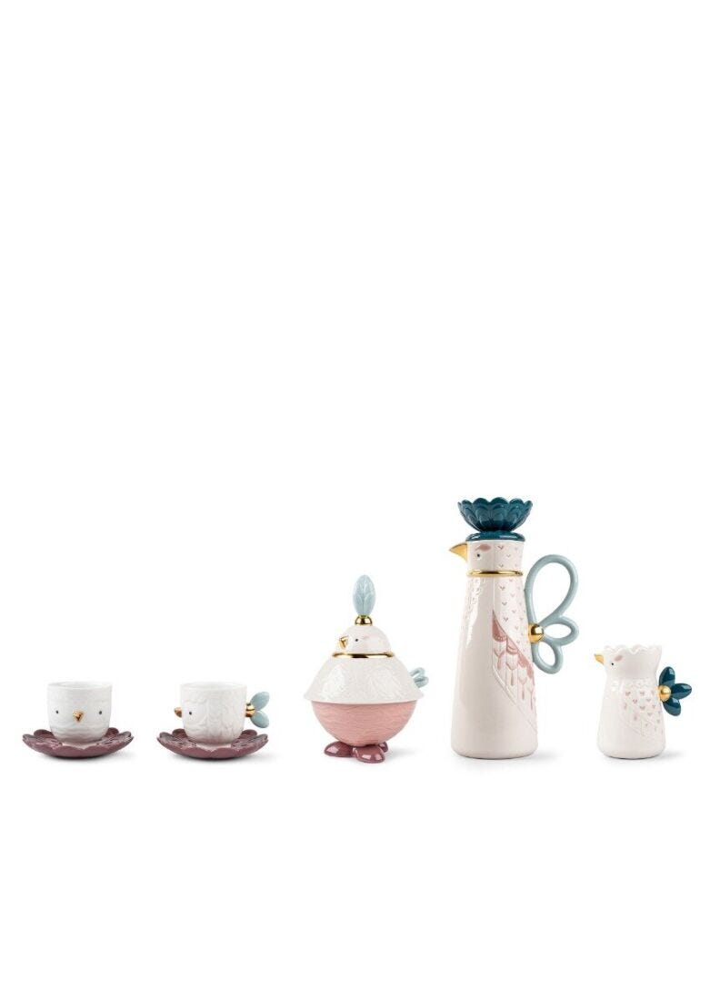 Lladro Coffee Set Kawki