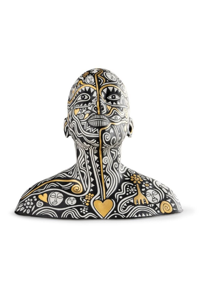 The Dreamer by Laolu - bust Sculpture. Limited Edition in Lladró