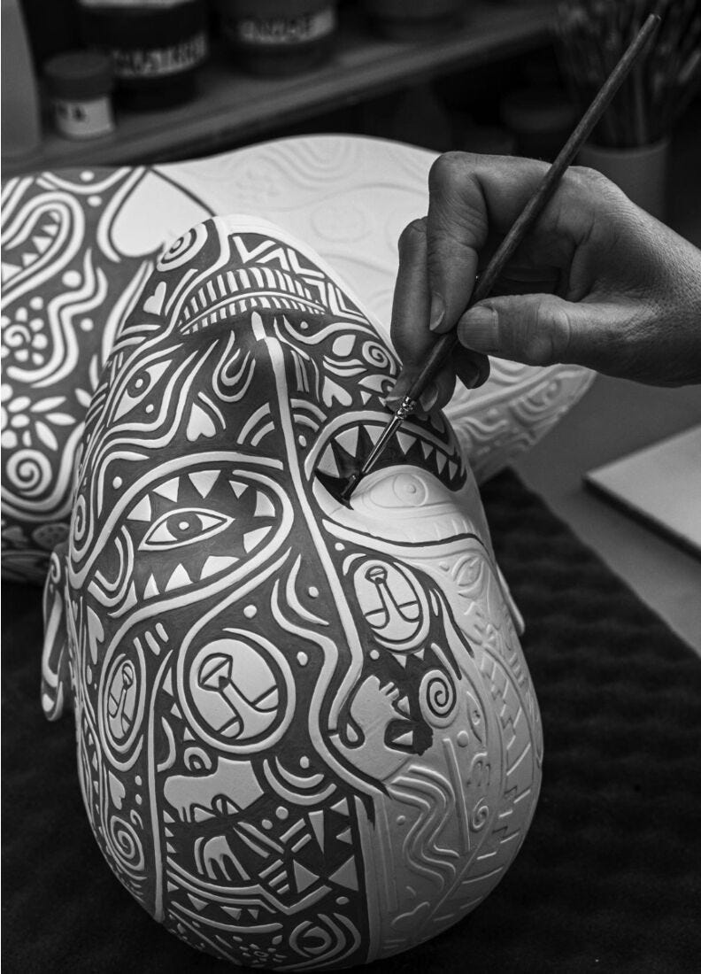 The Dreamer by Laolu - bust Sculpture. Limited Edition