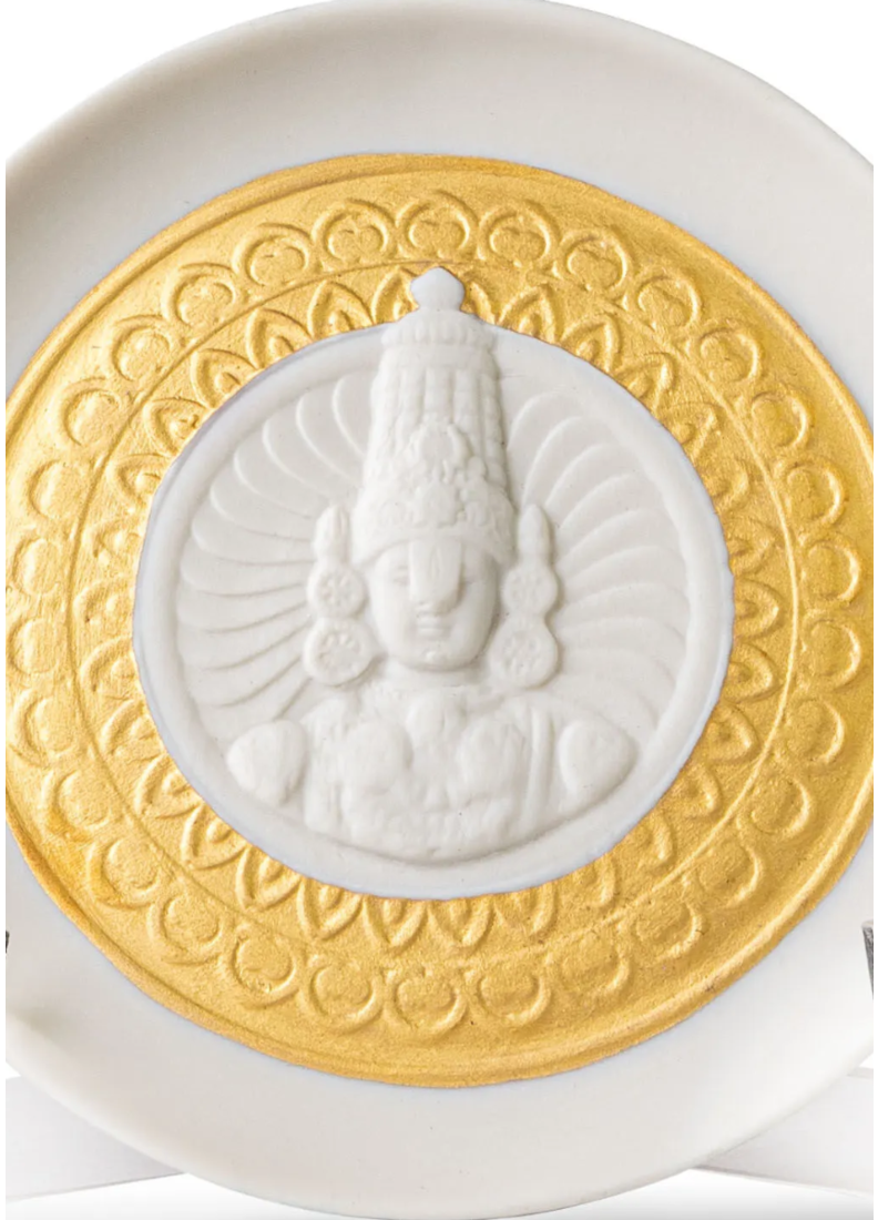 【しらたま】Villa Medicis プレート Silverina Istanbul 99% Silver Handmade Gold Glass Plate