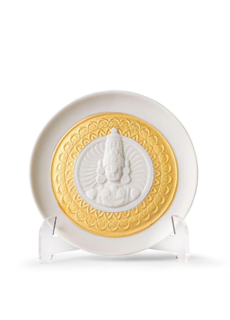 【しらたま】Villa Medicis プレート Silverina Istanbul 99% Silver Handmade Gold Glass Plate