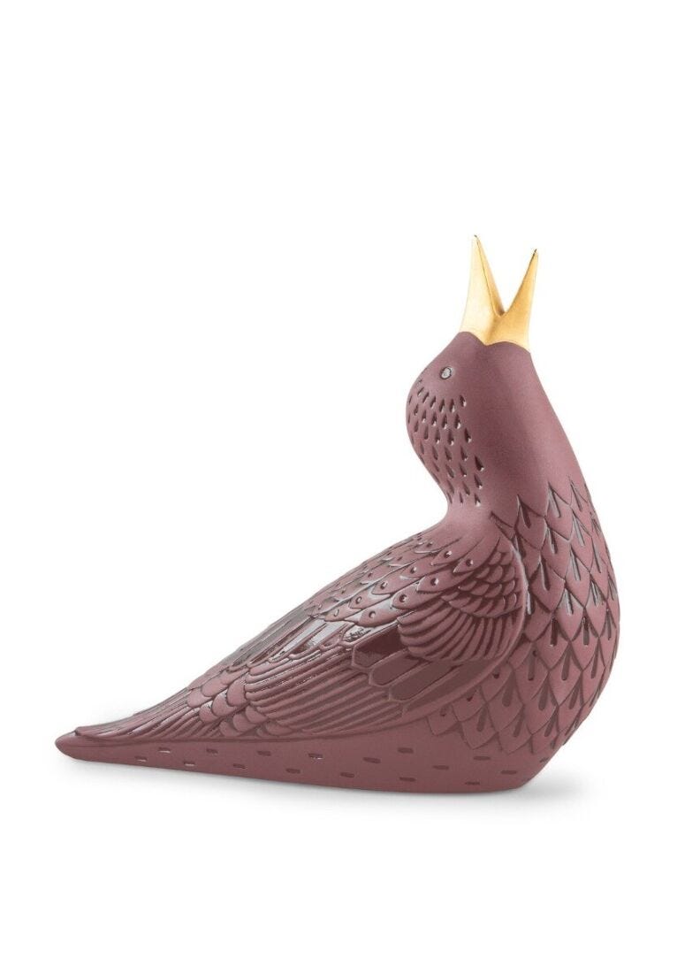 Starling I Figurine. Purple in Lladró