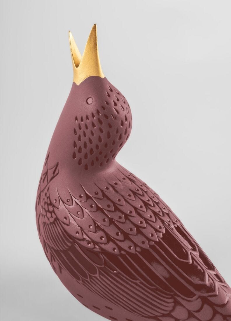 Starling I Figurine. Purple in Lladró