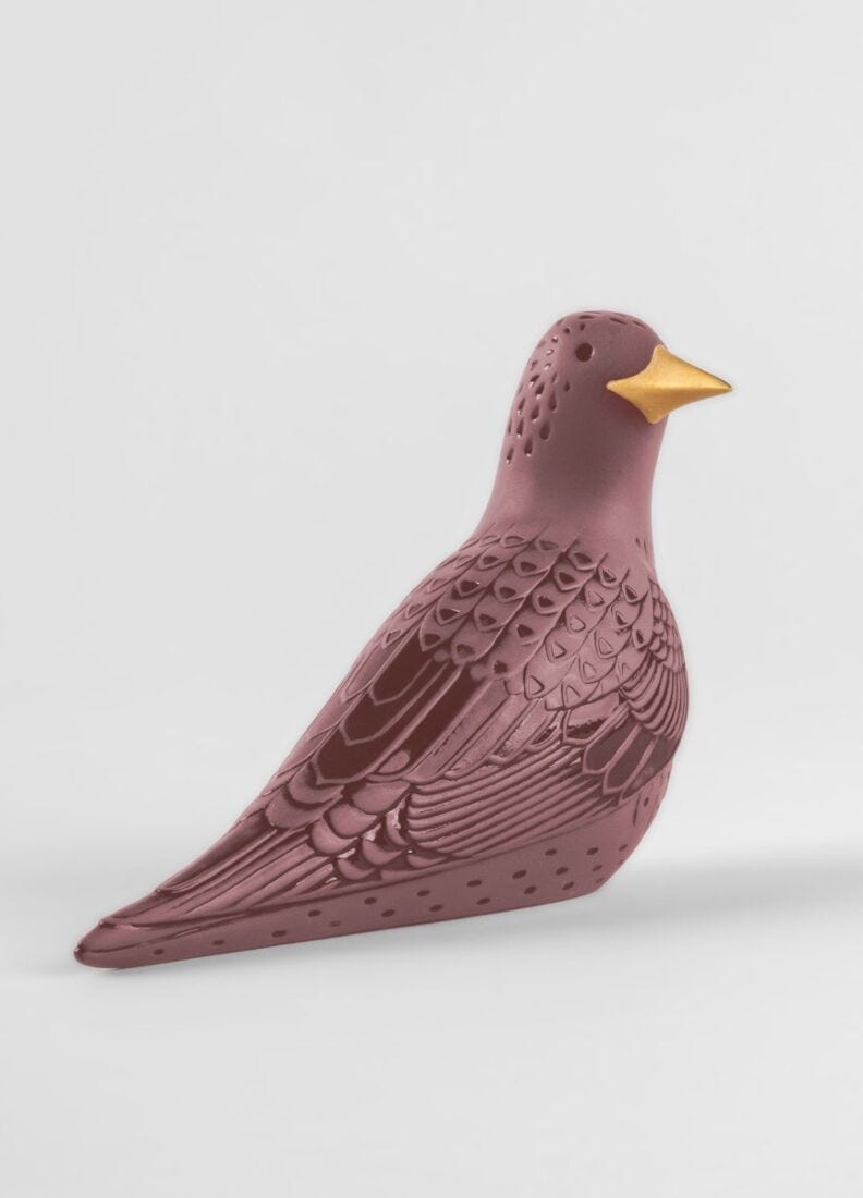 Starling II Figurine. Purple in Lladró