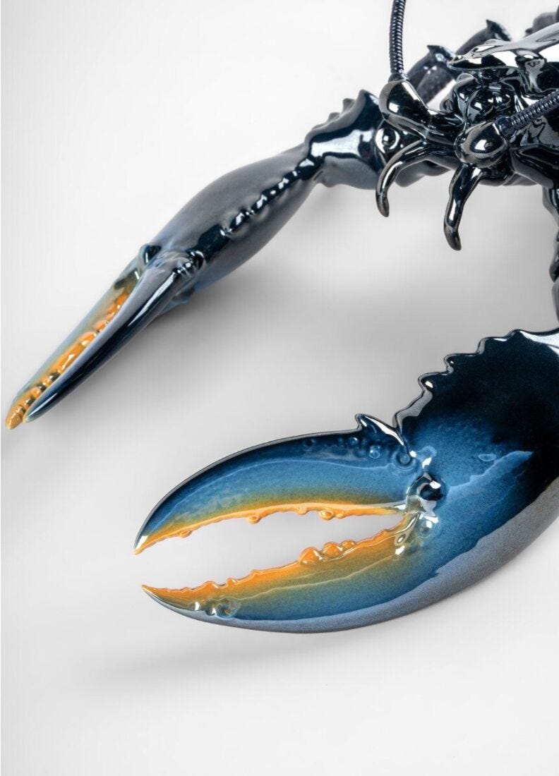 ロブスター (Blue) - Lladro-Japan ロブスター (Blue) - Lladro-Japan
