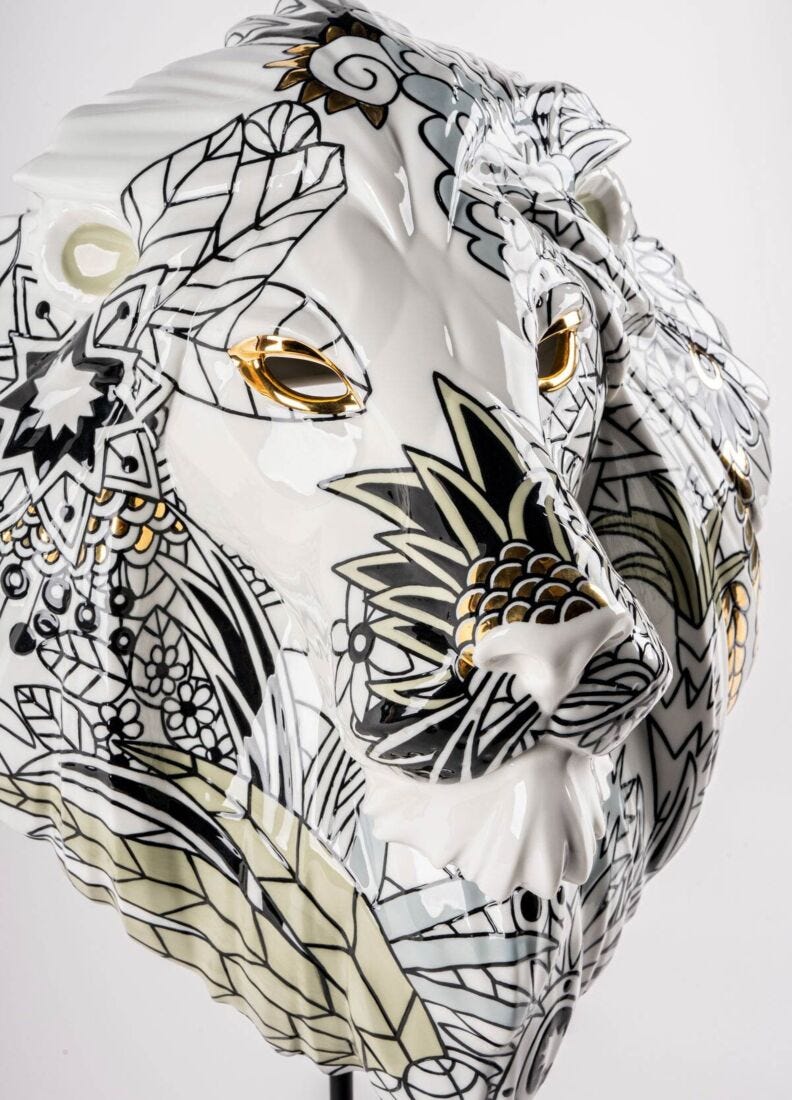 Mask (Lion/Wild Nature) =Limited Edition= in Lladró