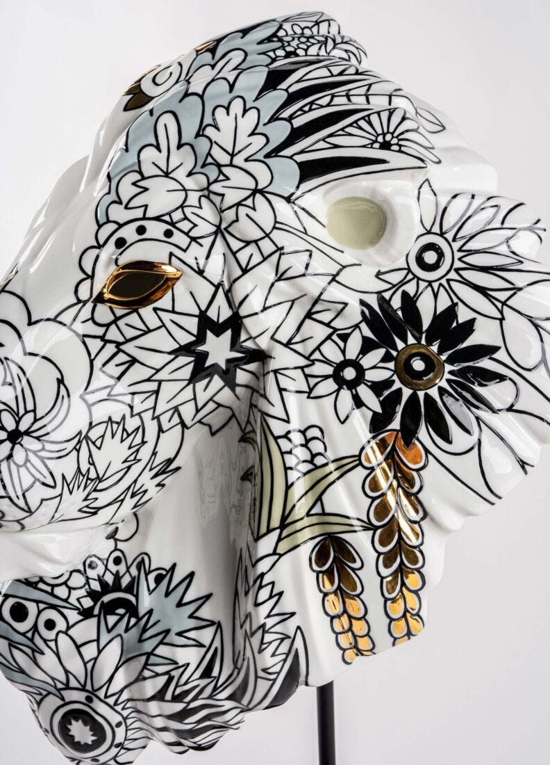 Mask (Lion/Wild Nature) =Limited Edition= in Lladró