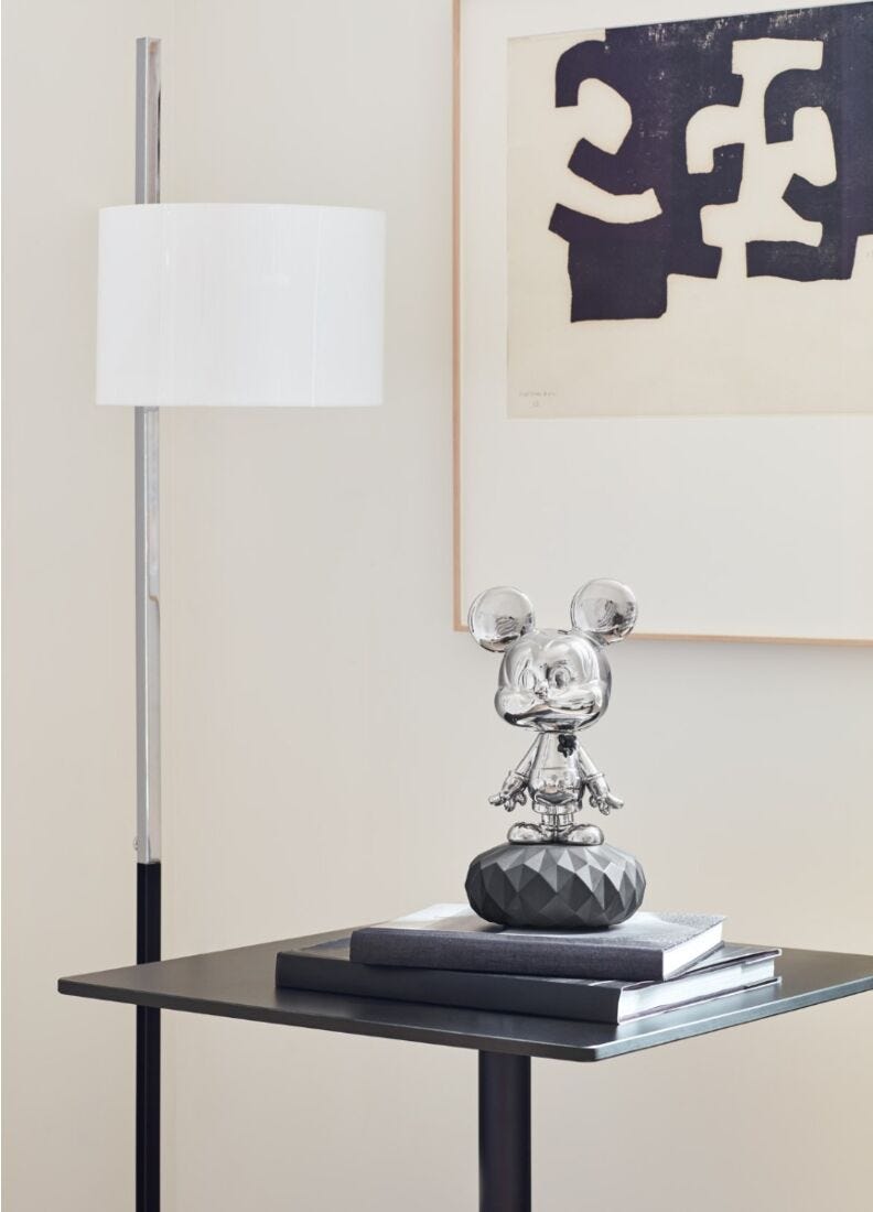 Mickey In Platinum in Lladró