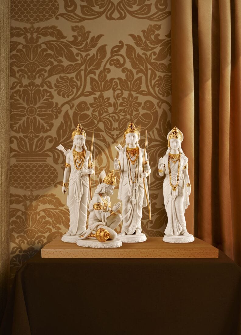 Rama Sculpture. Golden Luster | リヤドロ公式オンライン