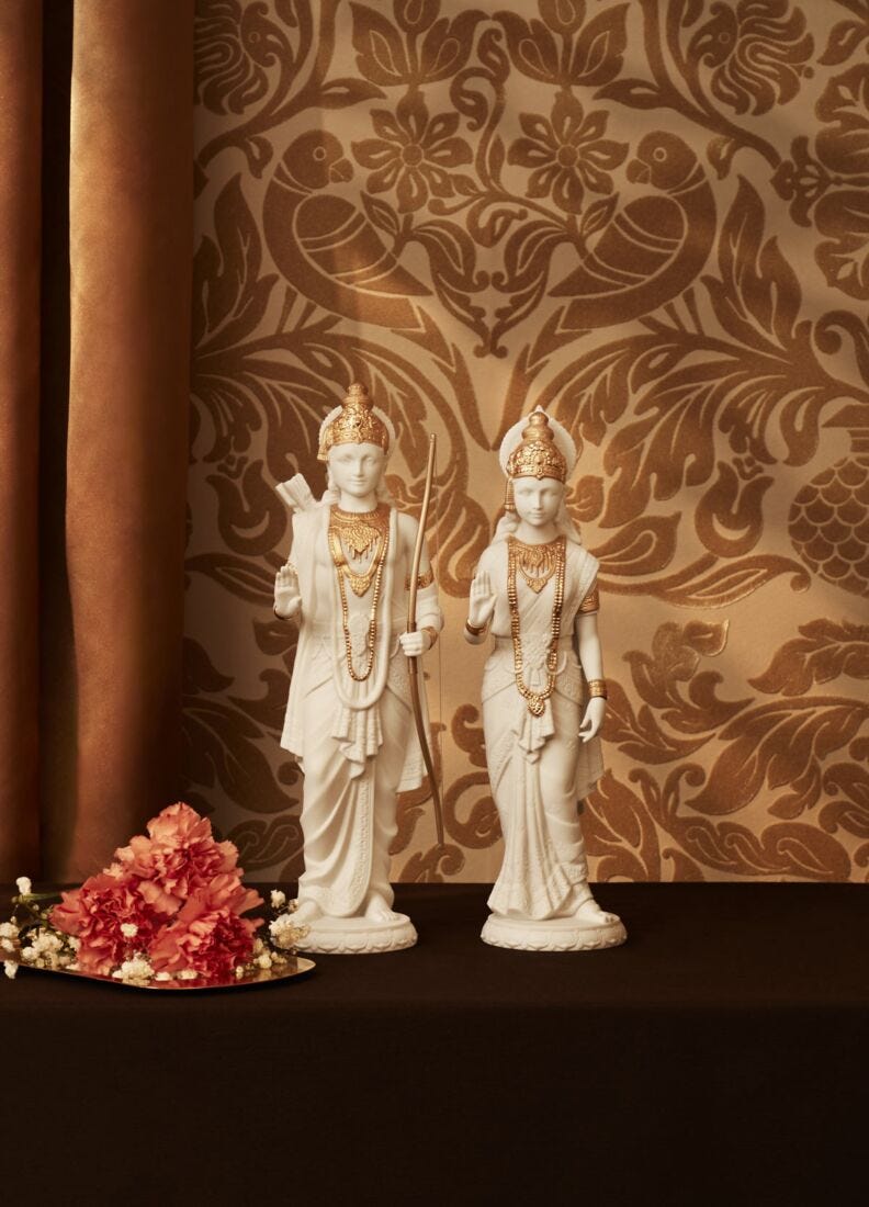 Sita Sculpture. Golden Luster | リヤドロ公式オンライン