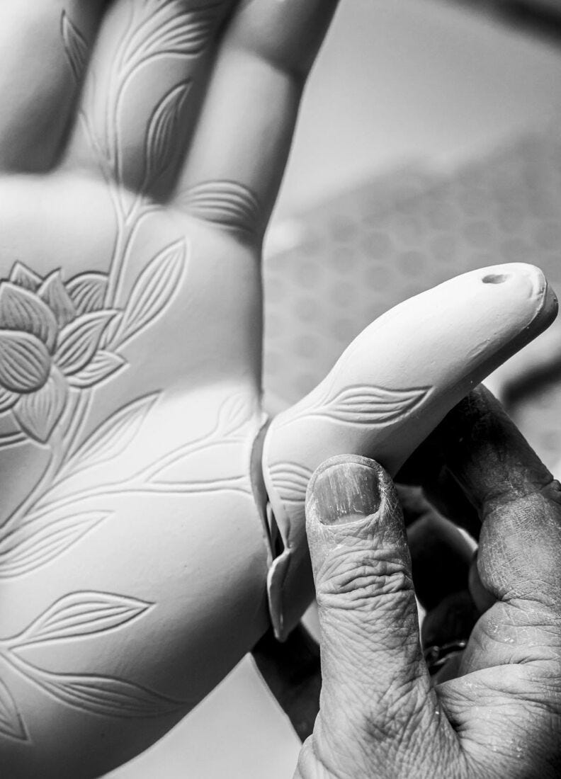 Protection Mudra Sculpture, 9 of 9