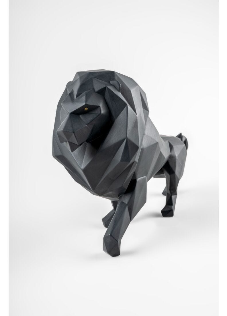 Origami ライオン(Black)、3 / 9