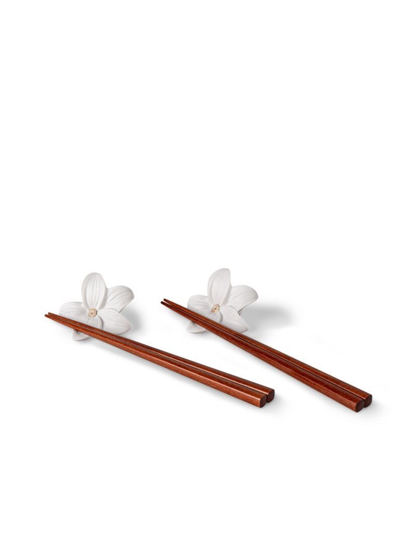 Lilium chopsticks set in Lladró