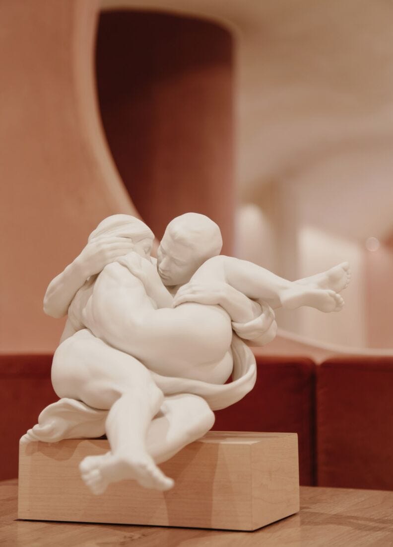 Escultura pareja Contigo en Lladró