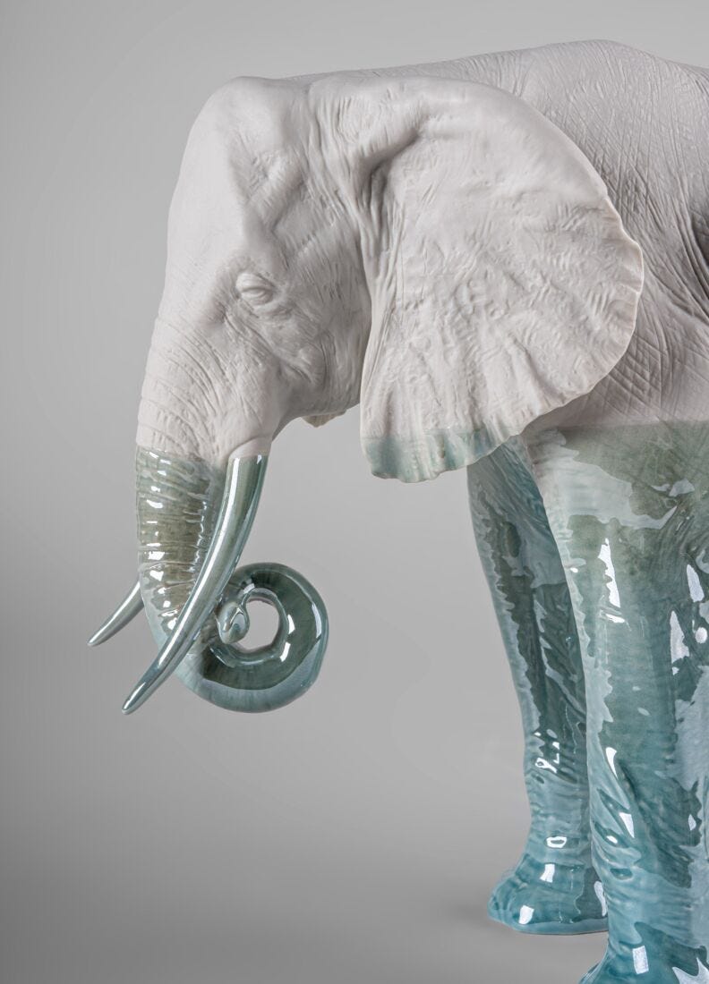 Elephant - Underwater Sculpture - Lladro-USA Elephant - Underwater Sculpture - Lladro-USA