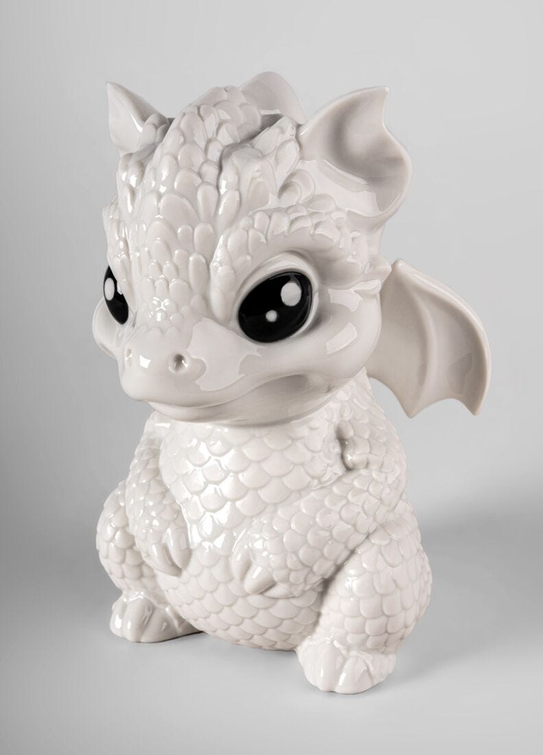Baby Dragon Figurine in Lladró