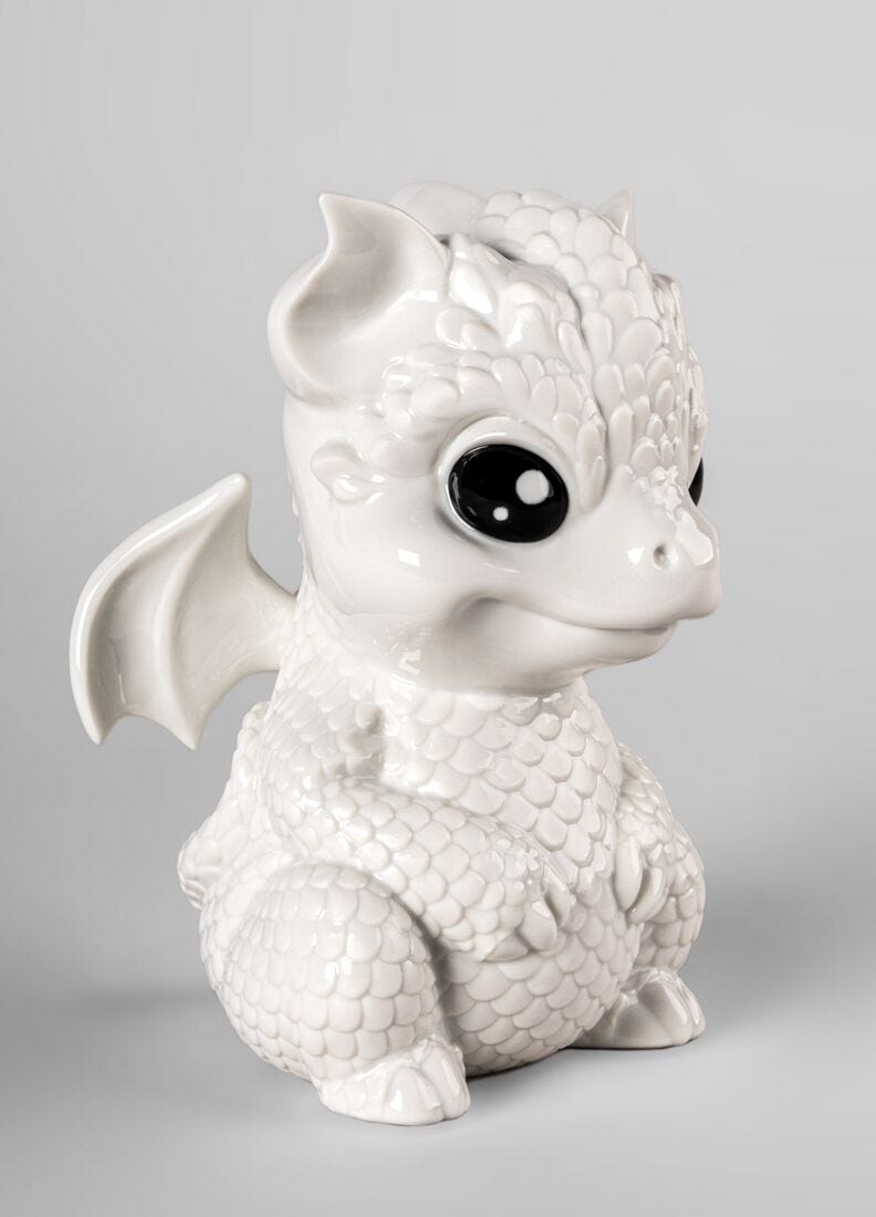 Baby Dragon Figurine in Lladró