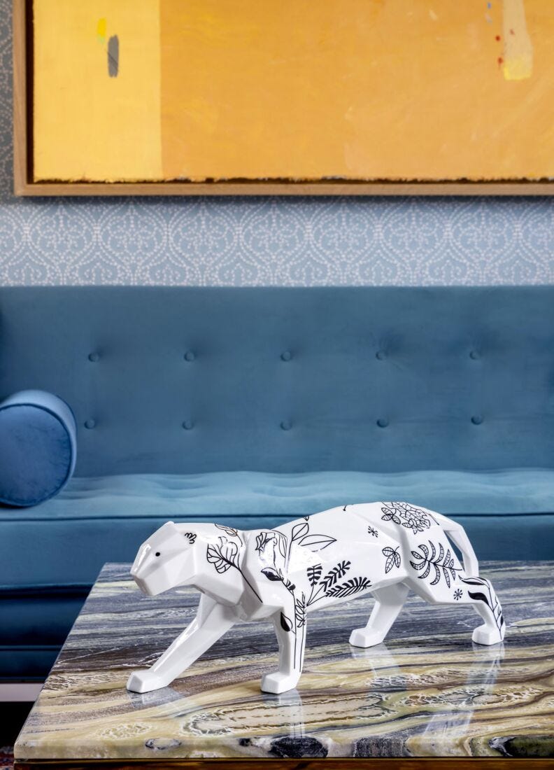 Jungle Panther Black Sculpture | Lladró® USA