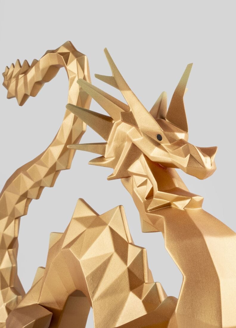 Origami ドラゴン（Gold）=Limited Edition= | リヤドロ公式オンライン
