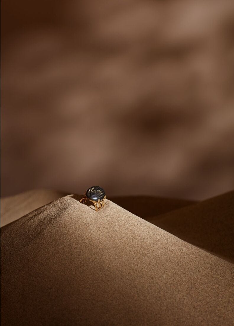 Anillo de metal Escarabajo en Lladró