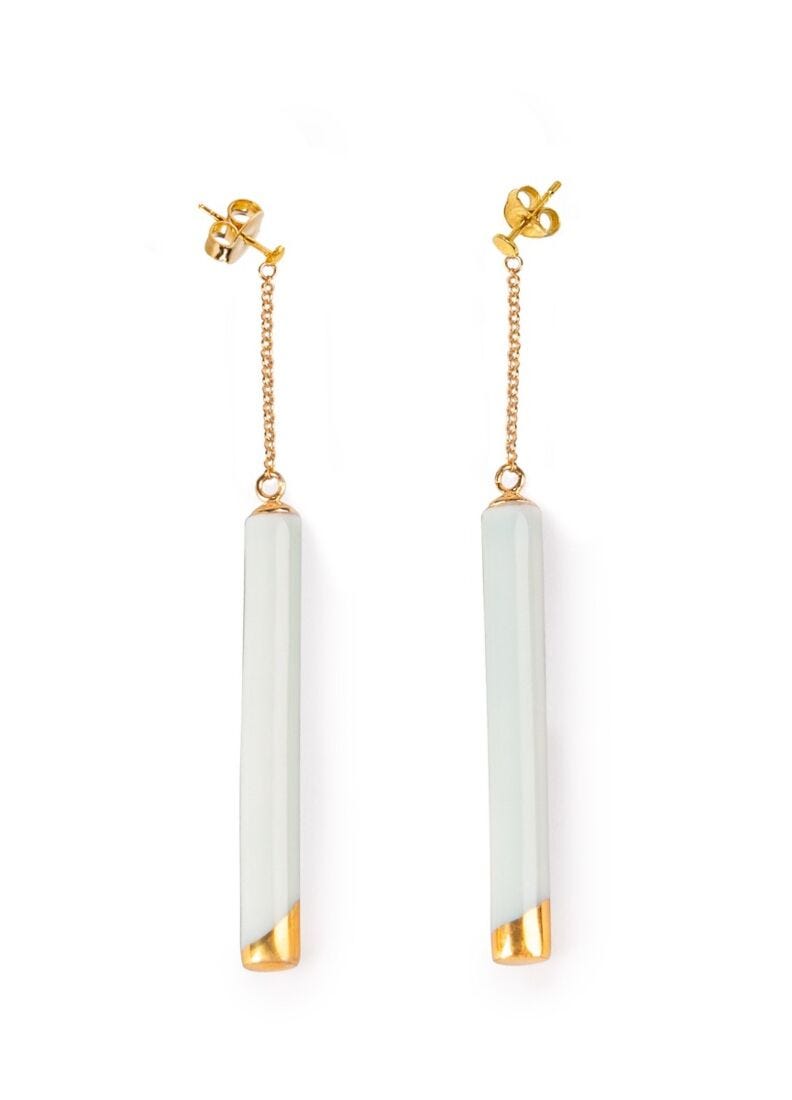 Twiggy Long Earrings in Lladró