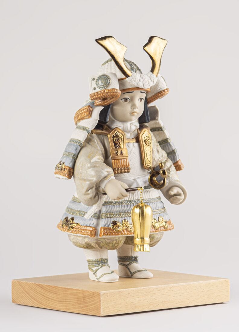 Warrior boy Sculpture. Copper. Limited Edition, 4 of 7