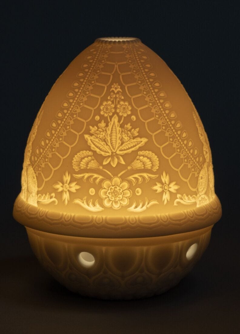 Lord Balaji Lithophane. Rechargeable LED in Lladró