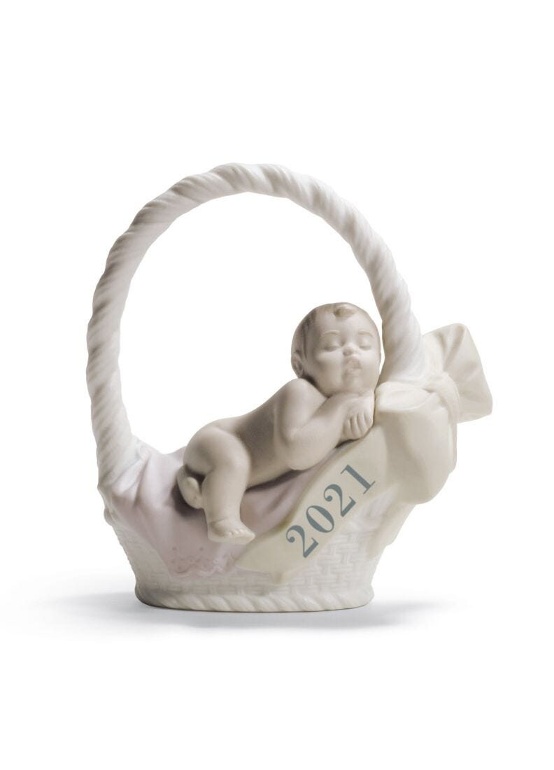 Born in 2021 Girl Figurine LladroUSA