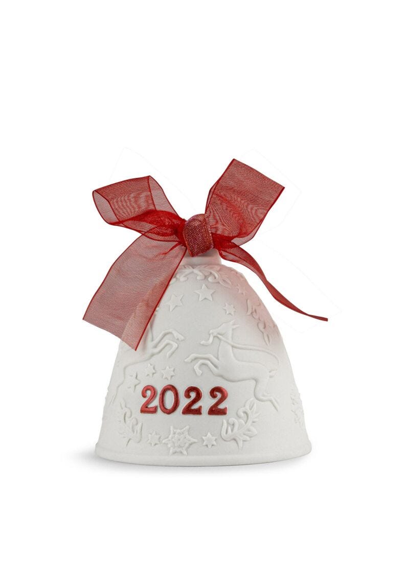 2022 Christmas bell (Re-Deco red) in Lladró