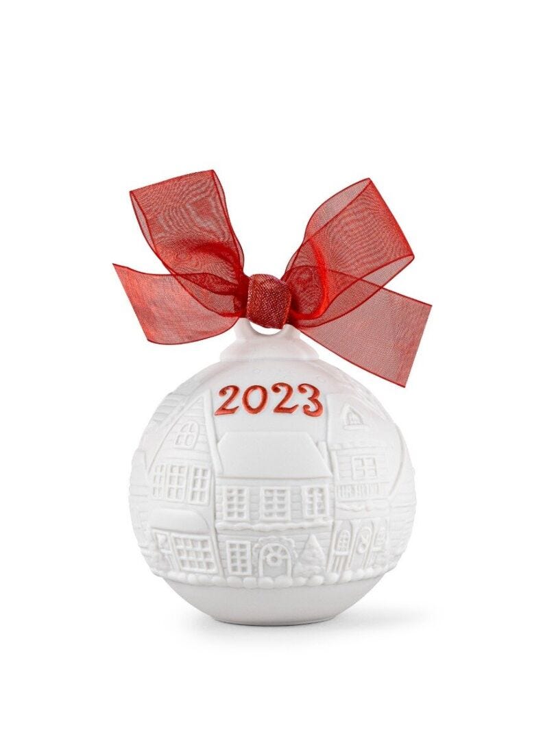 Bola Navidad 2023 (Re-Deco rojo) en Lladró