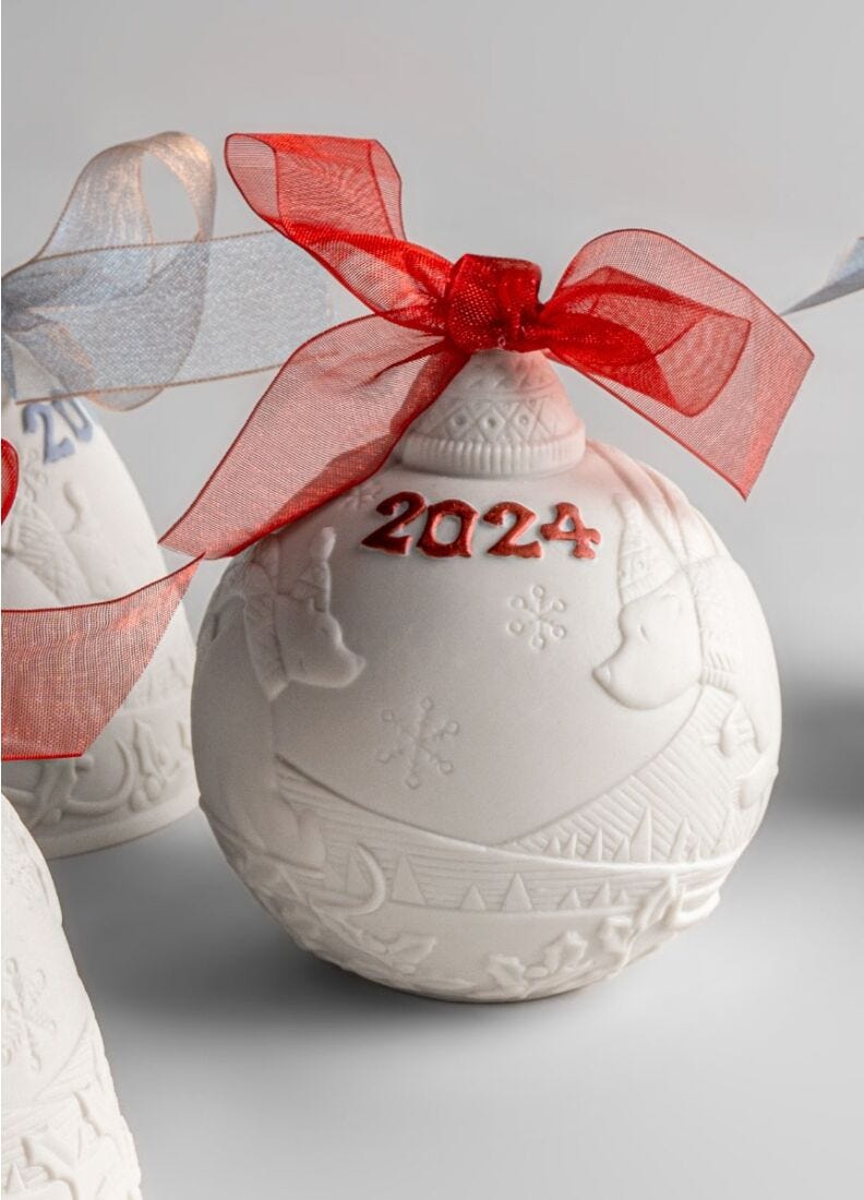 2024 Christmas Ball Set in Lladró