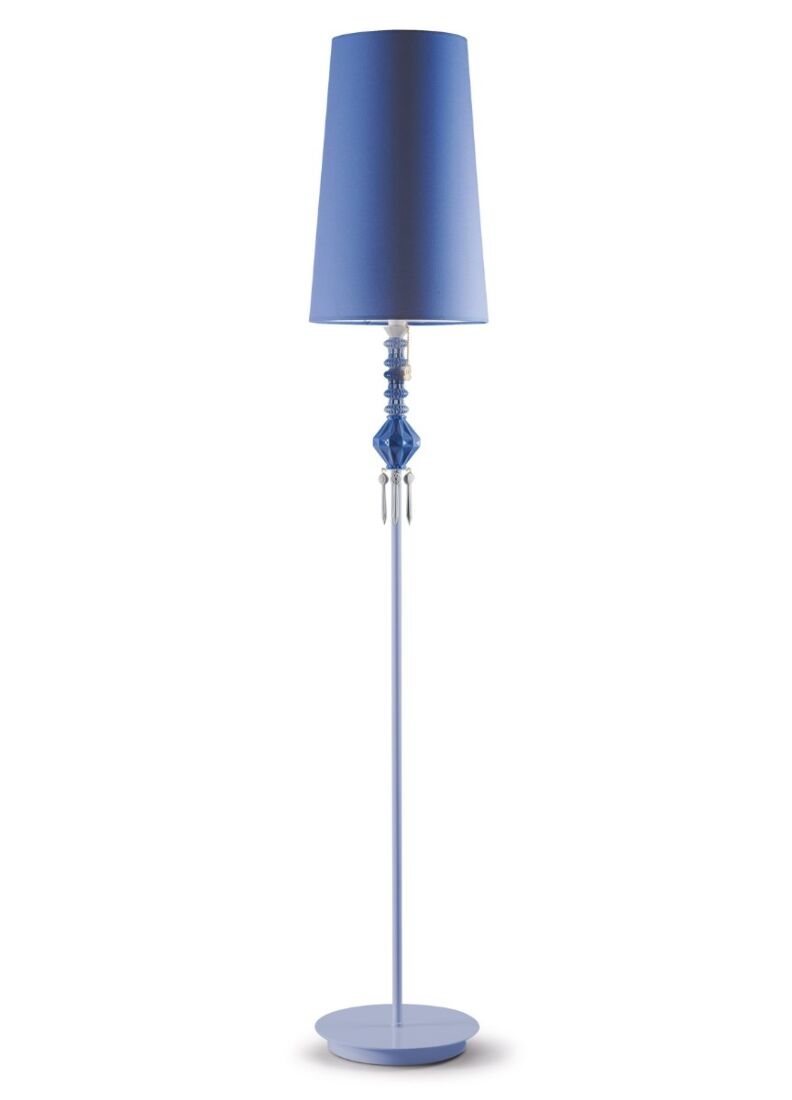 Belle de Nuit Floor Lamp I. Blue (UK) in Lladró