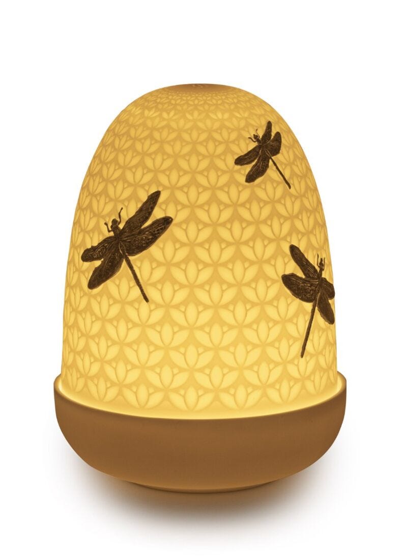 Dragonflies Dome Table Lamp in Lladró