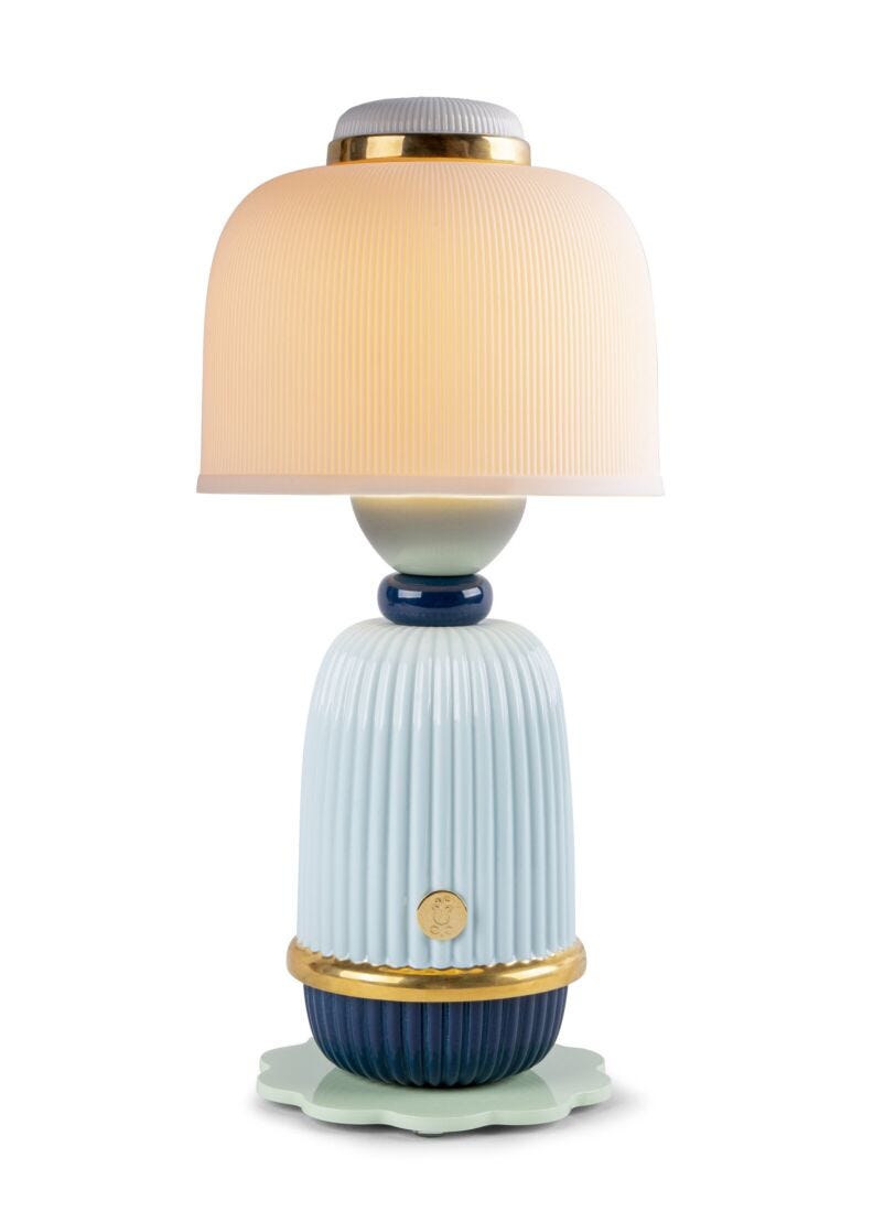Kokeshi Lamp (Blue) in Lladró