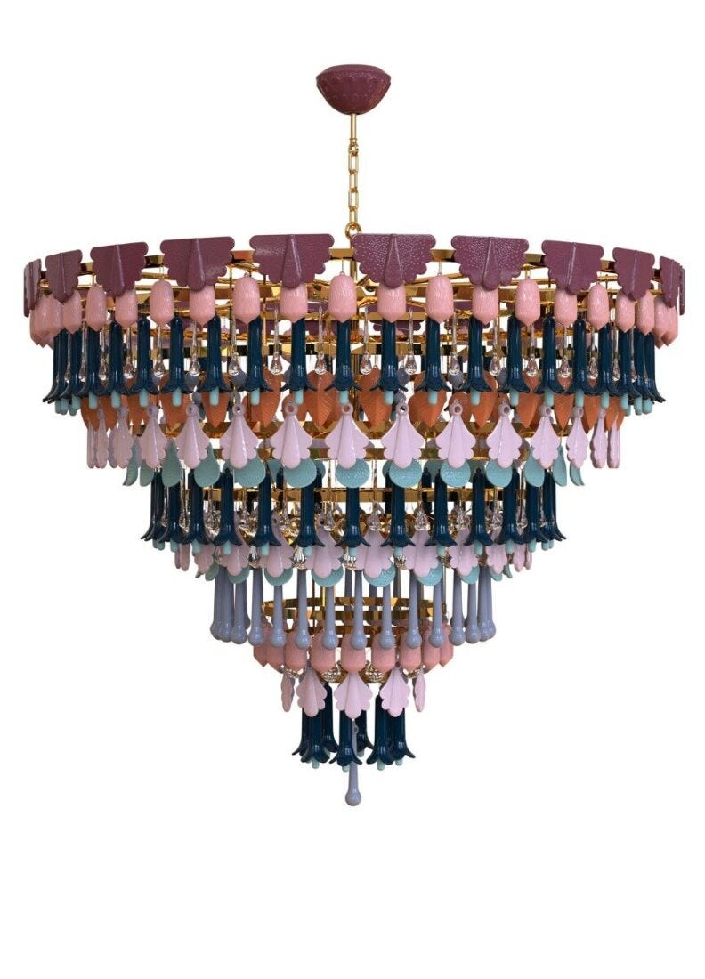 Seasons Chandelier 140 cm. Fall (US) in Lladró