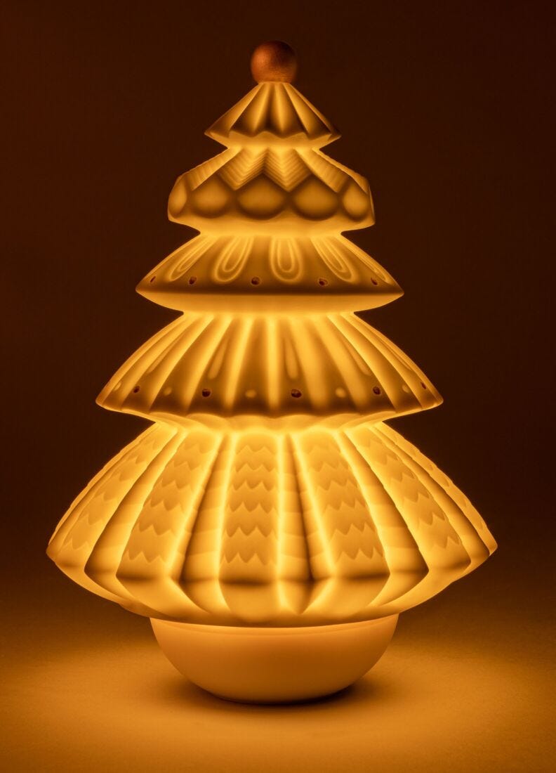 Lámpara árbol de Navidad en Lladró