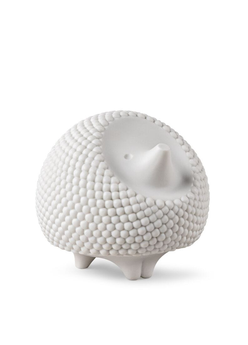 Hedgehog wireless table lamp in Lladró